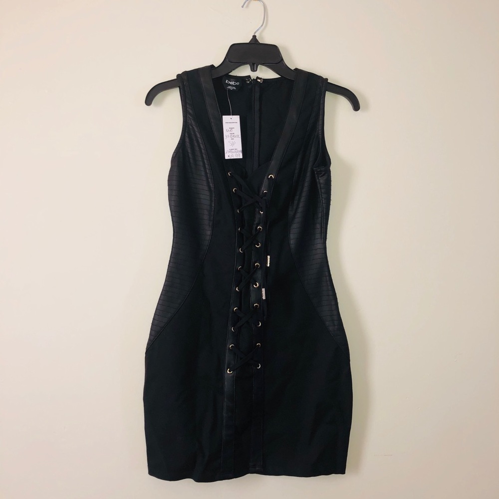 Bebe Black mini dress
